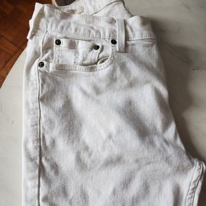 Mens Hollister jeans white